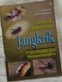 Image of Teknik Beternak Jangkrik: Cara Mudah dan Menguntungkan